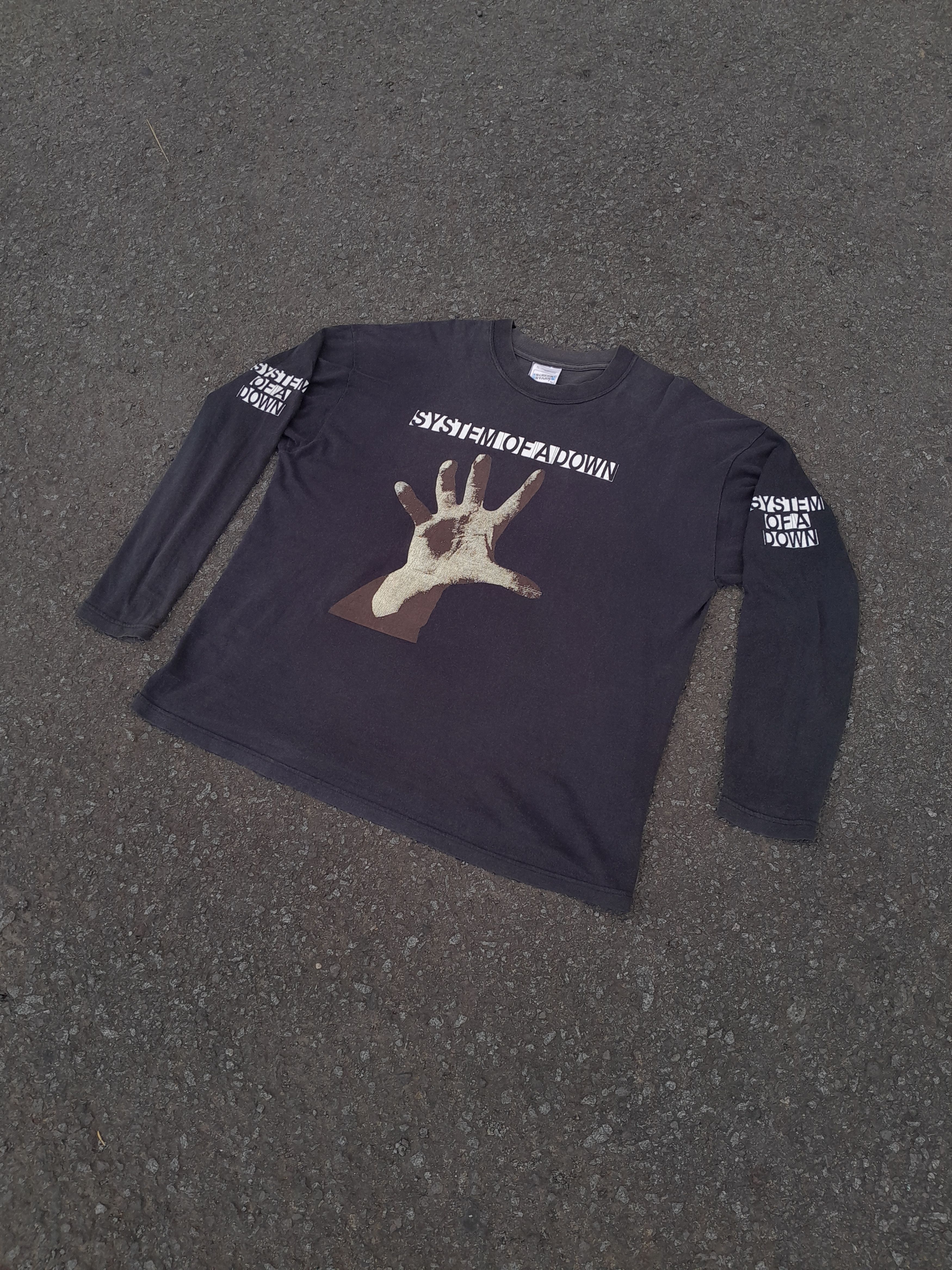 Rap Tees Rare Vintage 90s System Of A Down Promo tee Longsleeve shirt Size US XL / EU 56 / 4 - 13 Thumbnail