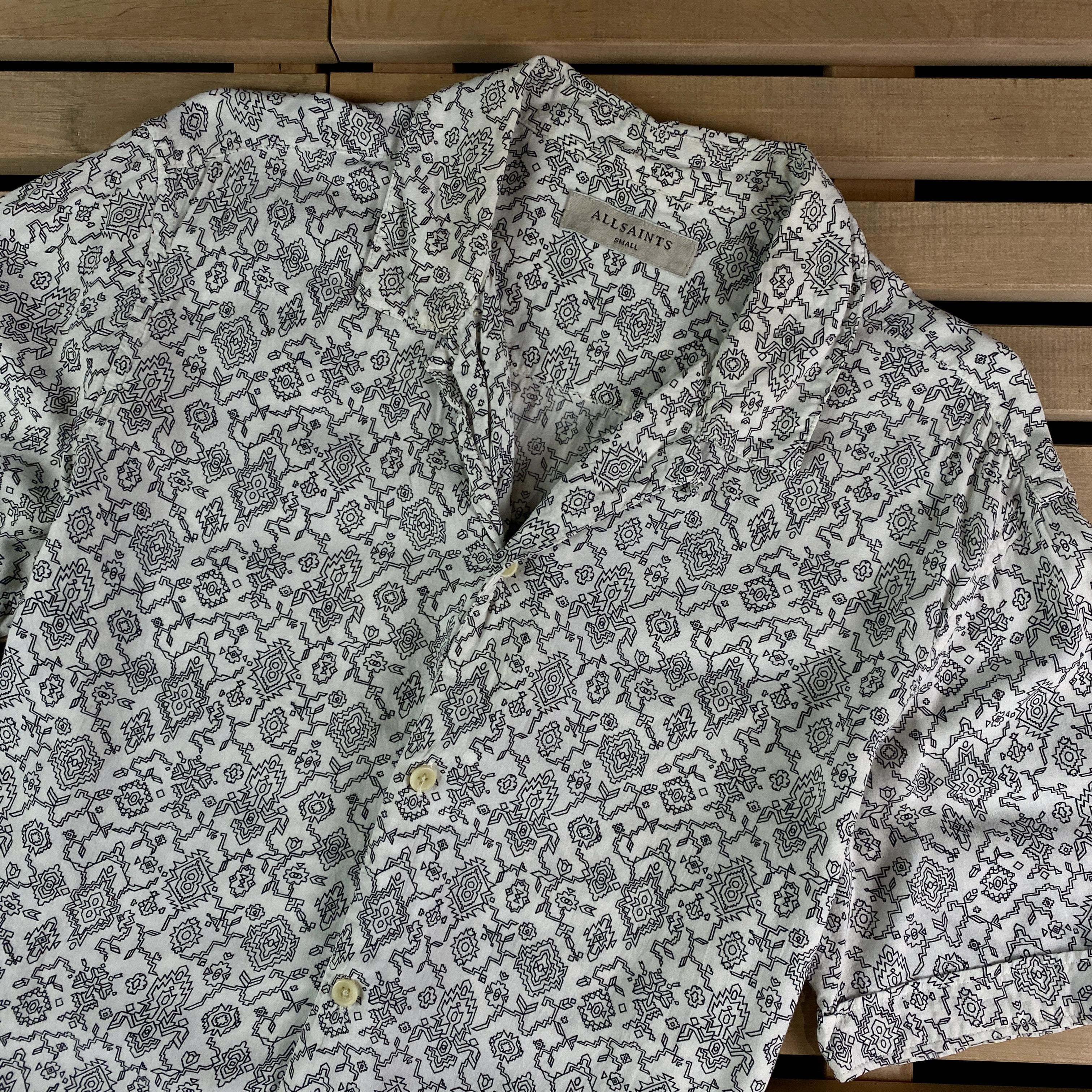 Allsaints Men’s Shirt Short Sleeve Allsaints Size S Printed Size US S / EU 44-46 / 1 - 2 Thumbnail