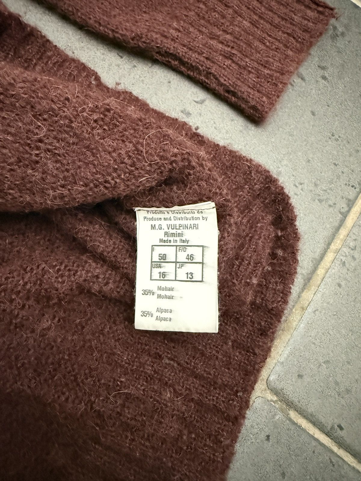 Marc Point Venezia Mohair Alpaca Distressed Oversized Knit Size US M / EU 48-50 / 2 - 6 Thumbnail