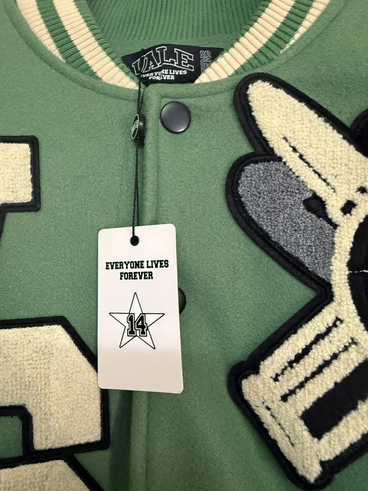 Vale Vale forever State Small ( Fits Like Medium ) Varsity Jacket Size US S / EU 44-46 / 1 - 5 Thumbnail