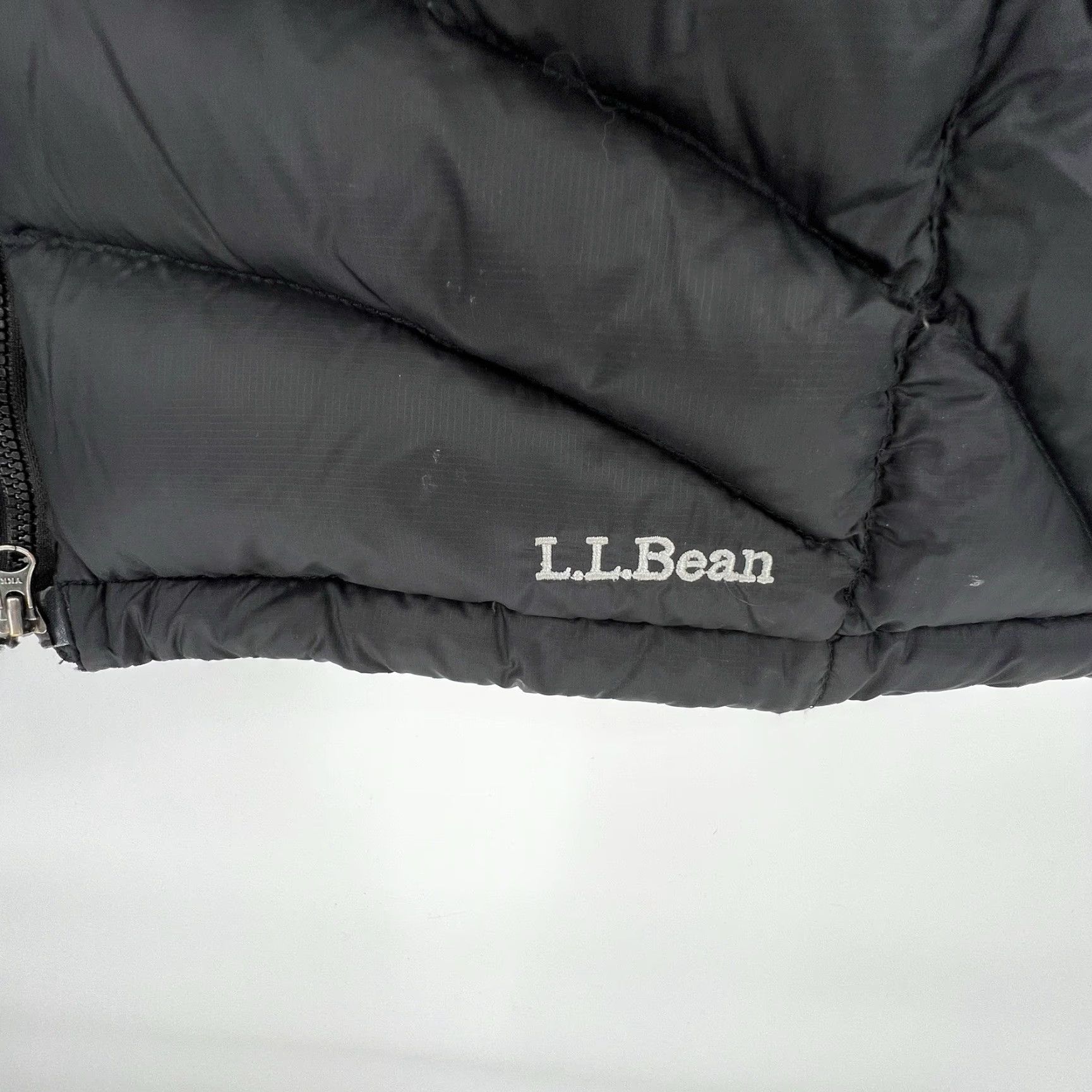 Vintage VINTAGE: No (omit) LL Bean Goose Down Jacket Women’s M Black Ultralight 850 Down Downtek Coat Size M / US 6-8 / IT 42-44 - 2 Thumbnail