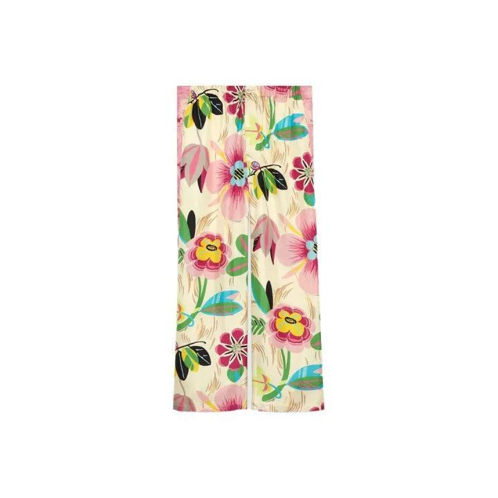 Gucci Gucci Floral Print Wide-Leg Pants for Women-2507 Size 23" - 7 Thumbnail