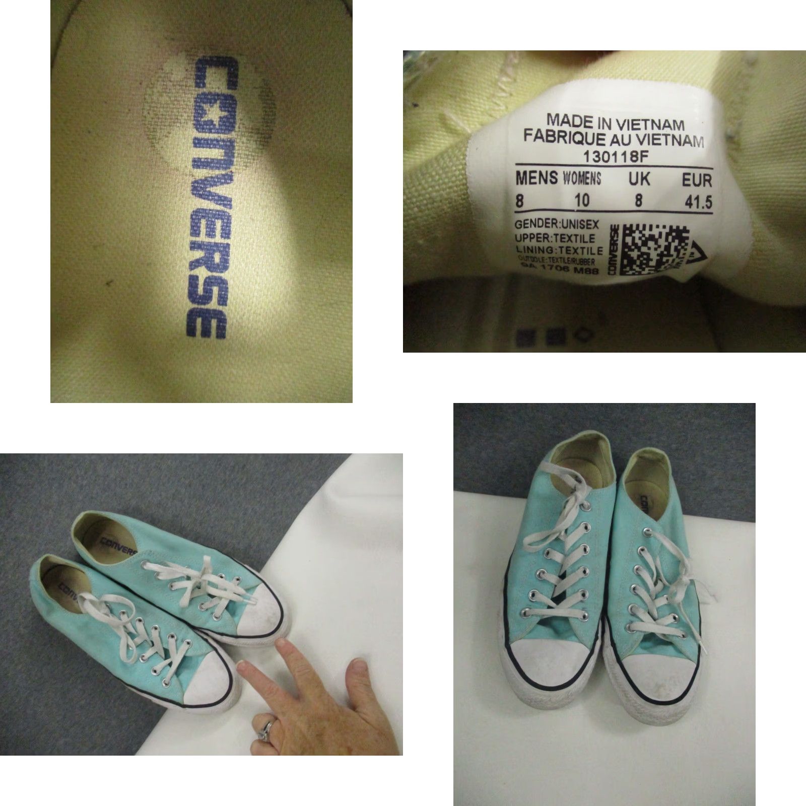 Converse Converse Chuck Taylor All Star Lugged Platform Low Sneakers Aqua Women's Size 10 Size US 8 / IT 38 - 8 Thumbnail