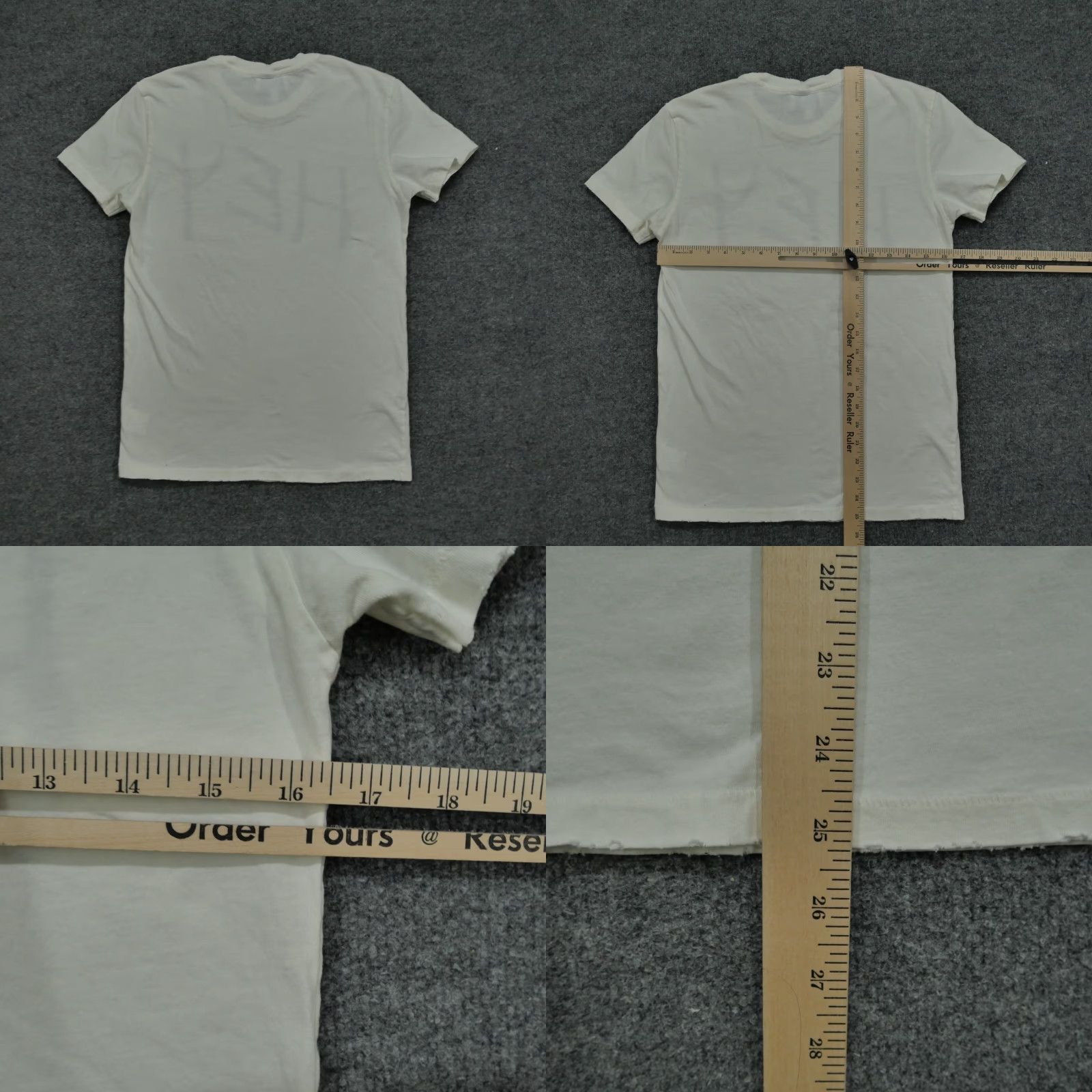 Vintage VINTAGE Koch T Shirt Womens XS X Small White Cream Hey Casual Top Distressed Size XS / US 0-2 / IT 36-38 - 8 Thumbnail