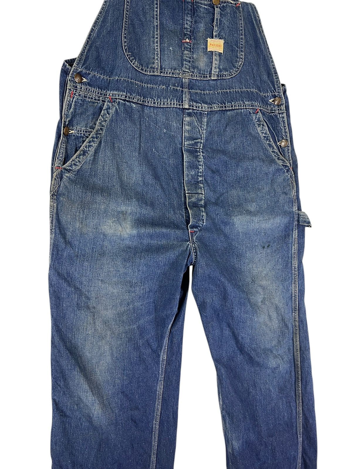 JCPenney × Vintage 50s Vintage PayDay Penney's Union Made sanforized Overalls Size US 34 / EU 50 - 8 Thumbnail