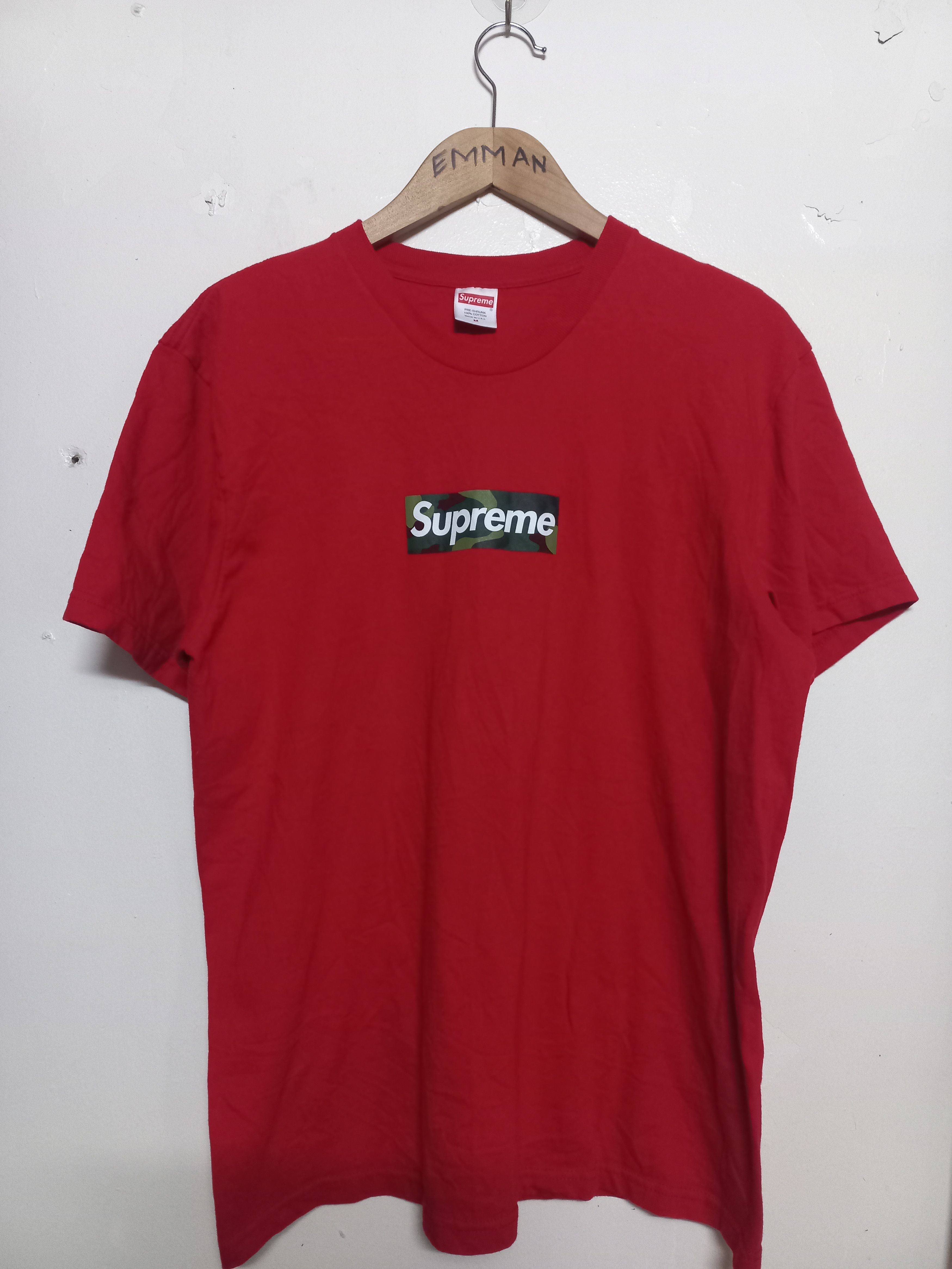 Supreme Supreme Camo Box Logo Tee Size US M / EU 48-50 / 2 - 5 Thumbnail