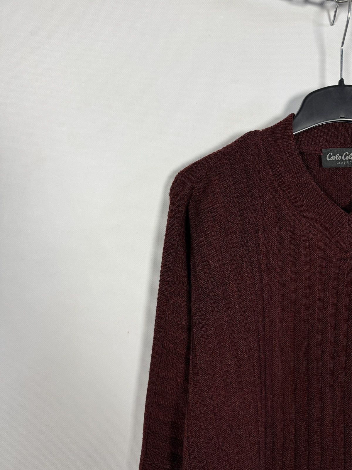 Carlo Colucci Vintage Carlo Colucci Classic Wool Sweater Pullover Size 52 Size US XL / EU 56 / 4 - 3 Thumbnail