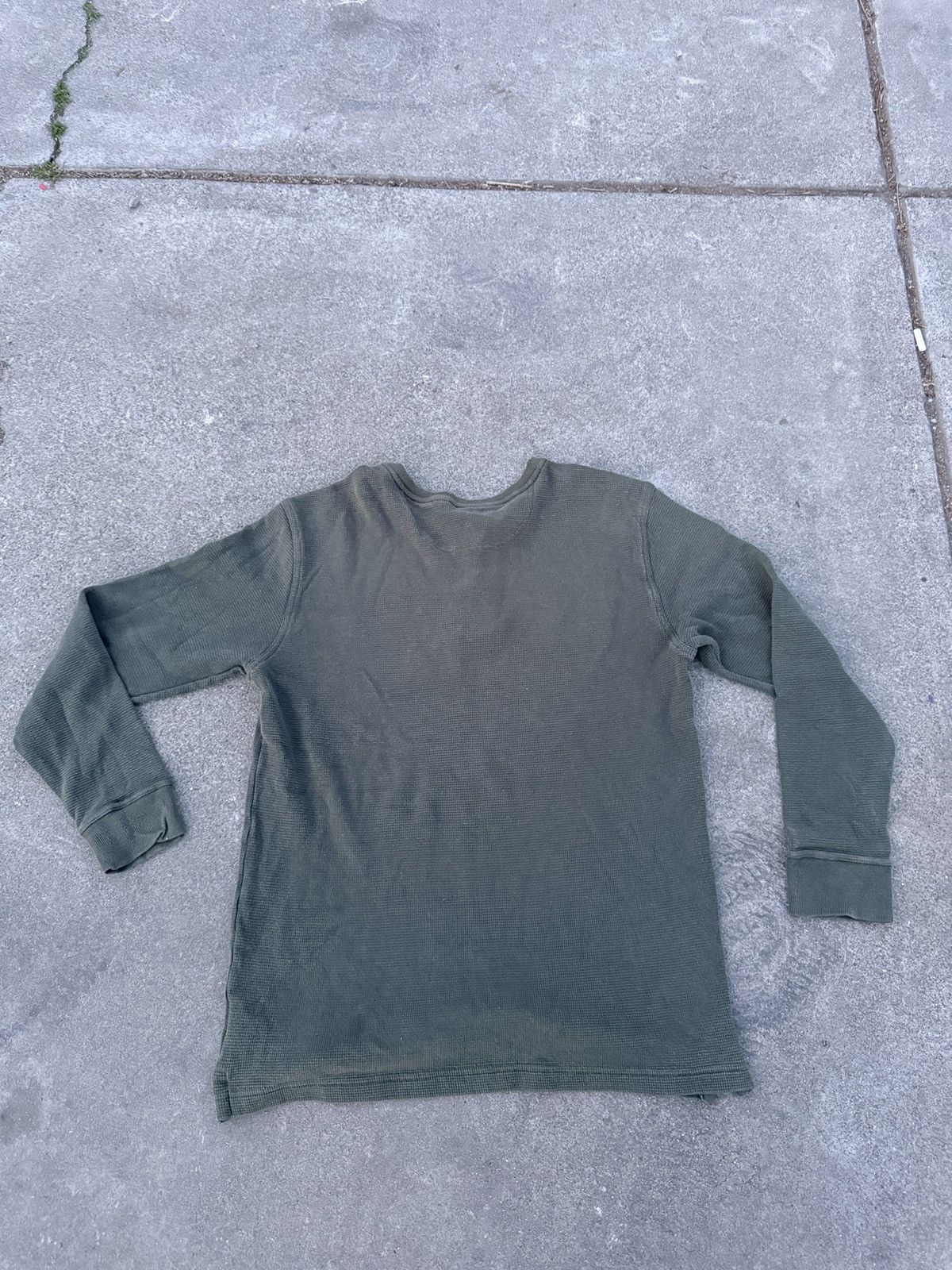 Carhartt Carhartt Men’s green long sleeve Henley shirt size Large Size US L / EU 52-54 / 3 - 3 Thumbnail