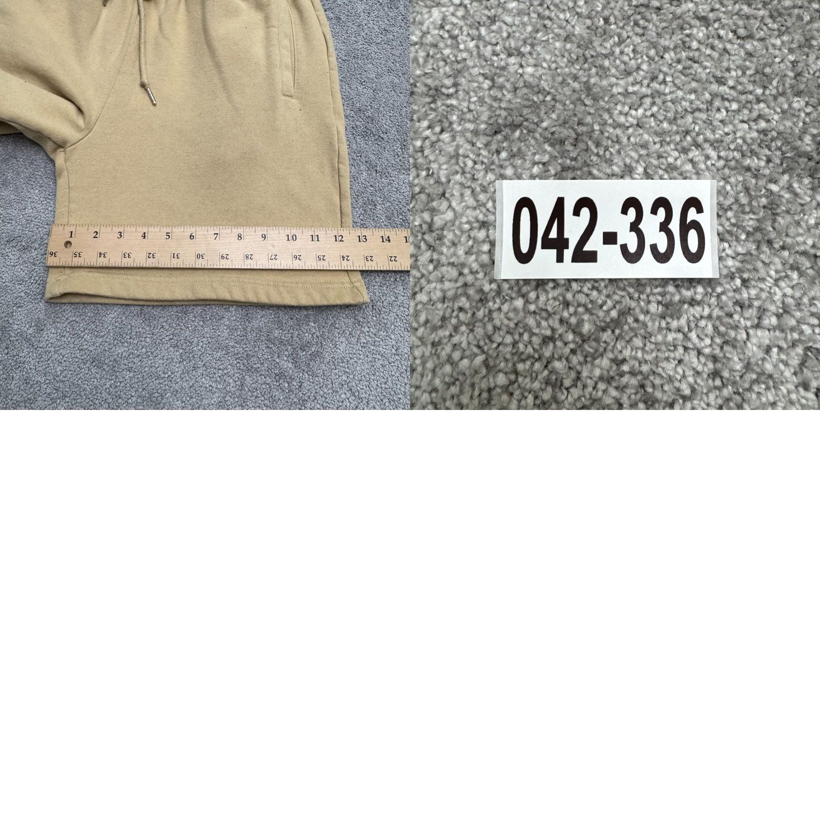 Vintage Shaka Wear Sweat Shorts Mens Large Brown Fleece Casual Streetwear Essentials Classic Tan Size US 33 - 9 Thumbnail