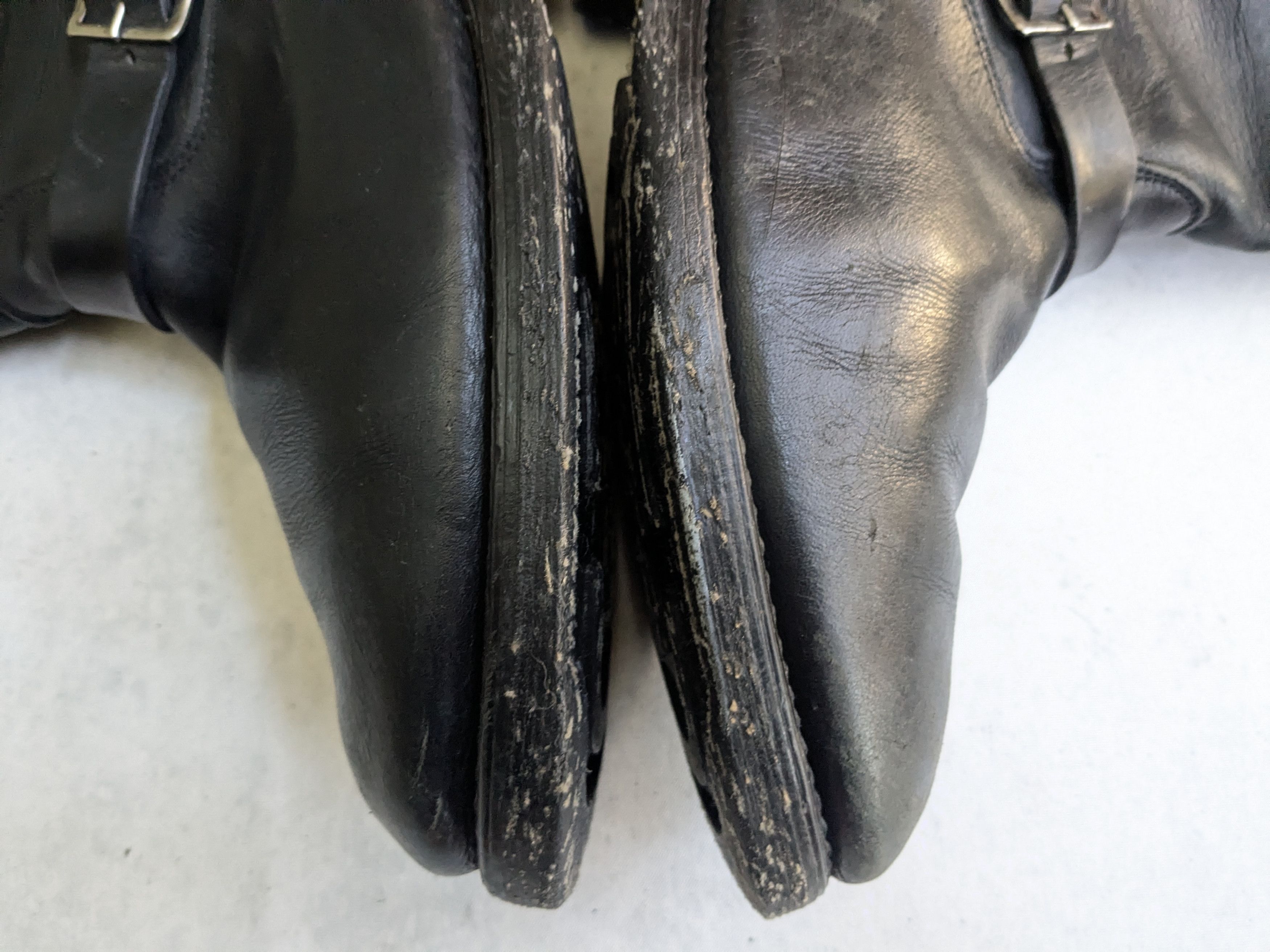 Genuine Leather Double H Engineer Boots Black Leather 12 E Wide Size US 12 / EU 45 - 8 Thumbnail