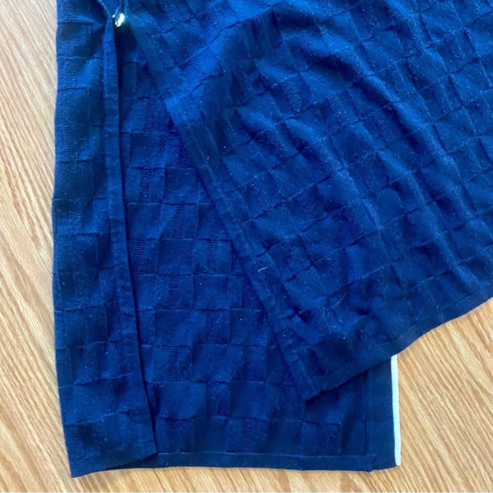 Other Draper James Blue Wool Cashmere Cardigan Womens Medium Large Size M / US 6-8 / IT 42-44 - 5 Thumbnail