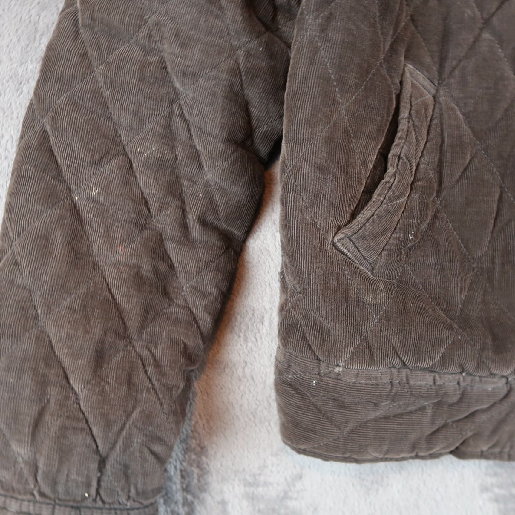 Vintage VINTAGE Salt & Pepper Brown Corduroy Bomber Jacket Women Medium M Quilted Casual Size M / US 6-8 / IT 42-44 - 3 Thumbnail