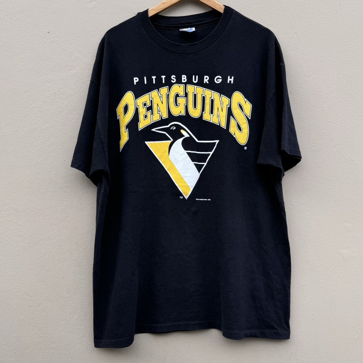 Vintage PITTSBURGH PENGUINS nhl 1993 tee vtg