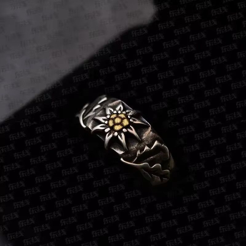 Designer × Jewelry Resizeable Vintage Flower Rings Size ONE SIZE - 3 Thumbnail