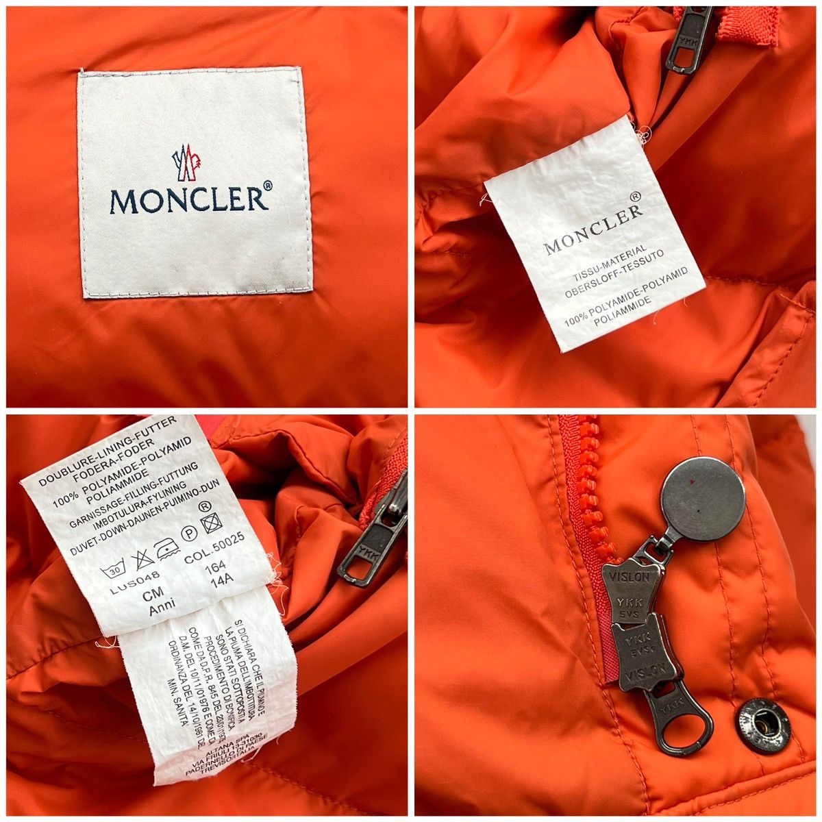Moncler 🍊Vintage Moncler 2in1 Andersen Down Puffer Jacket Orange Size M / US 6-8 / IT 42-44 - 25 Thumbnail