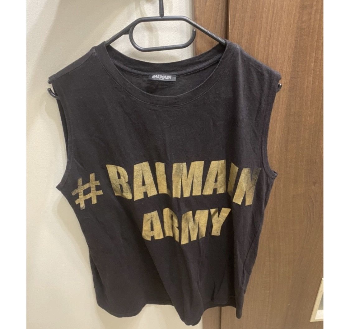 Balmain Luxury Balmain army Vest Size US M / EU 48-50 / 2 - 1 Thumbnail