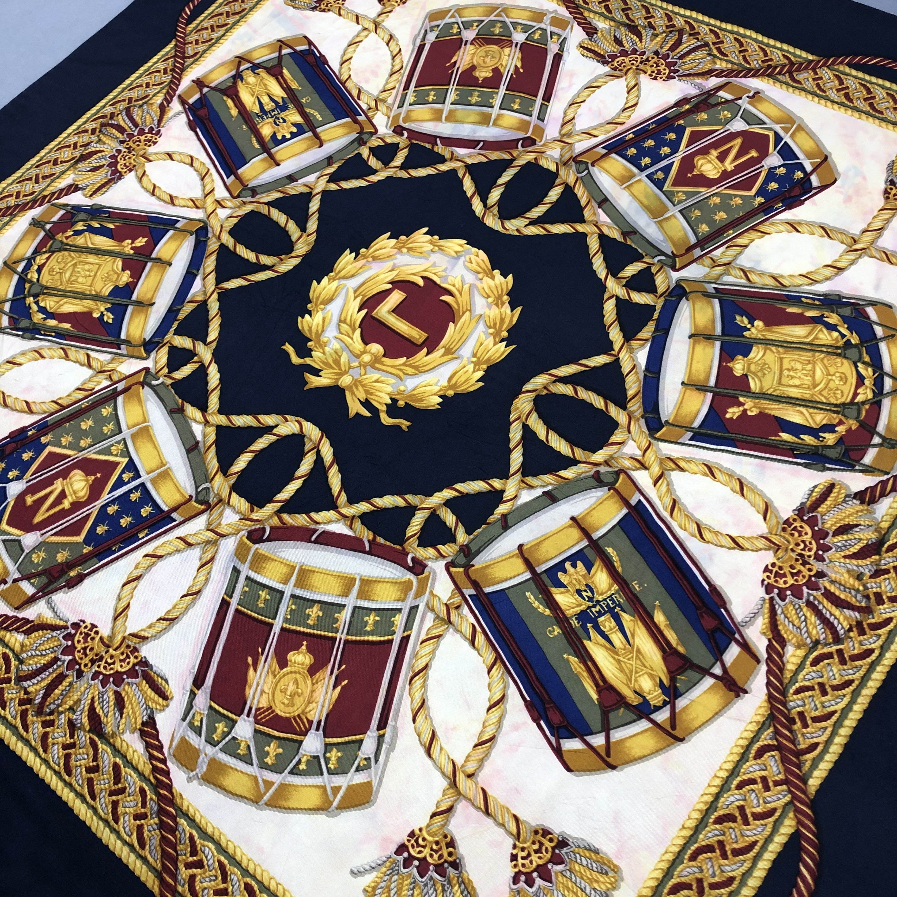Lancel Vintage Lancel SILK Scarf Twill Stole Wraps Scarves Size ONE SIZE - 18 Thumbnail