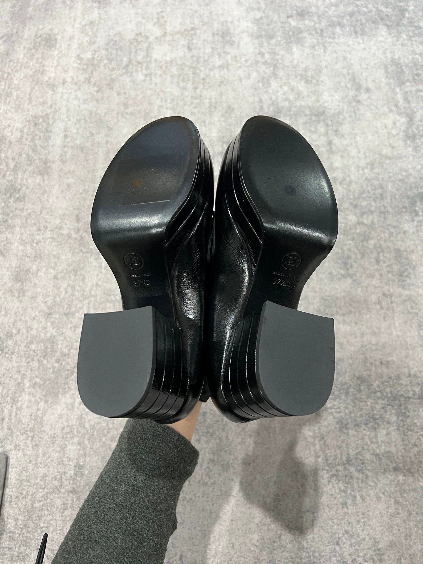 Chanel Chanel high-heeled loafers Size US 7 / IT 37 - 8 Thumbnail