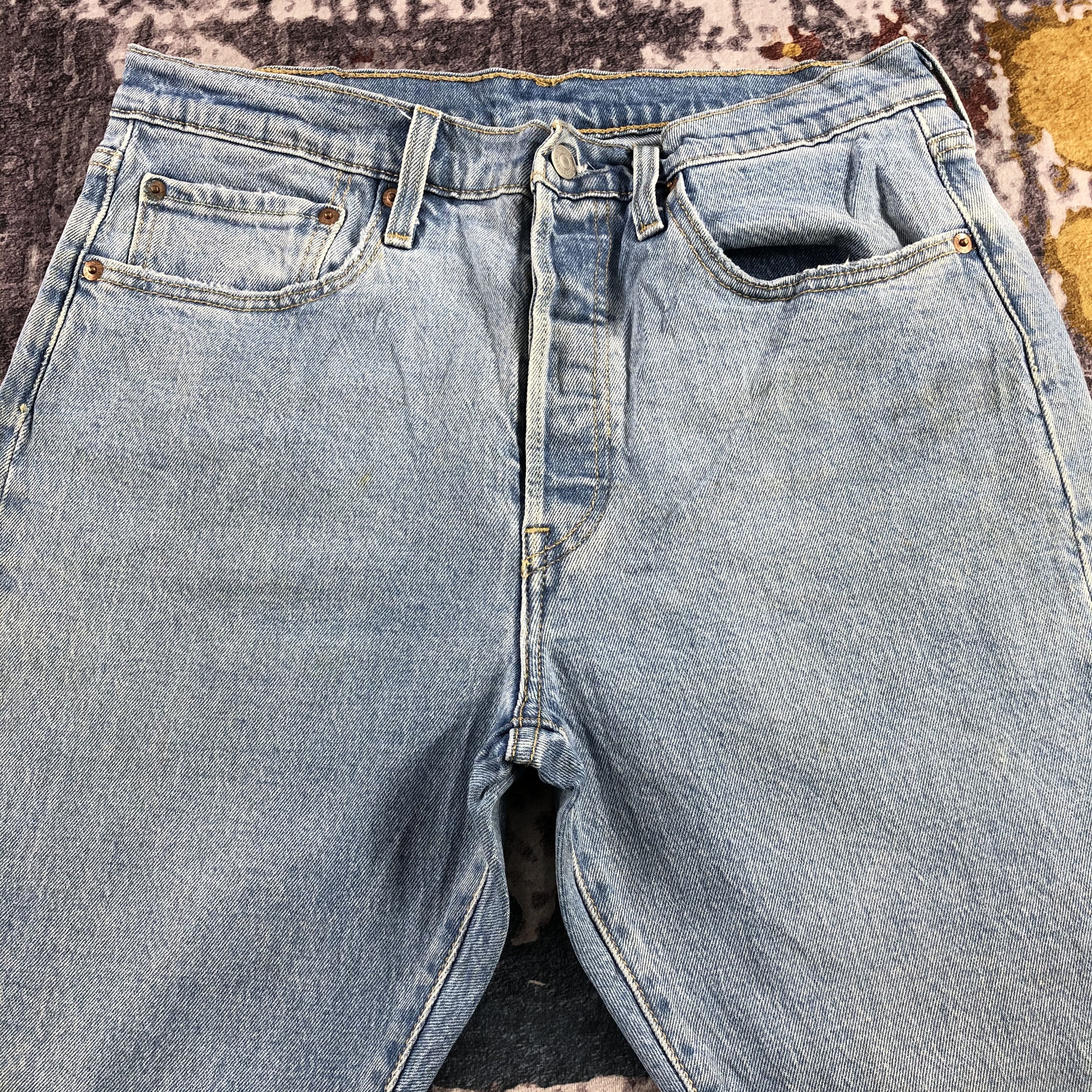Levi's Vintage Blue Wash Levis 501 Jeans-JM3033 Size US 31 - 8 Thumbnail