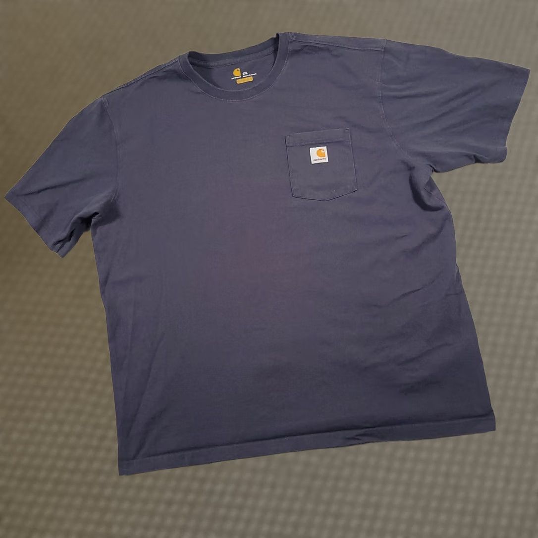 Carhartt Carhartt Workwear T-Shirt Mens 2XL Gray Original Fit Short Sleeve Pocket Size US XXL / EU 58 / 5 - 1 Thumbnail