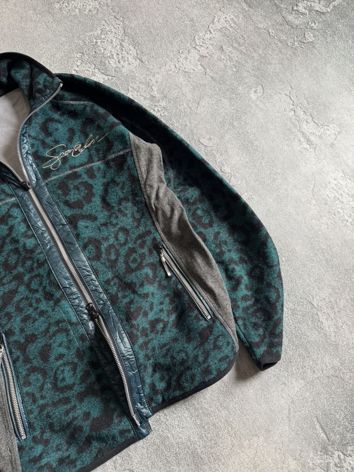 Sportalm Kitzbuhel SPORTALM USA12/I48 all printed leopard 🐆 fleece zip jacket Size XL / US 12-14 / IT 48-50 - 4 Thumbnail
