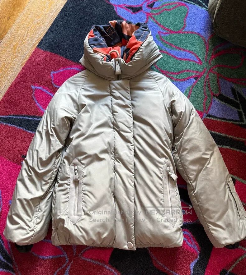 Hermes Hermes size 36 Men's Grey and Bright Color Block Down Jacke Size US S / EU 44-46 / 1 - 1 Thumbnail