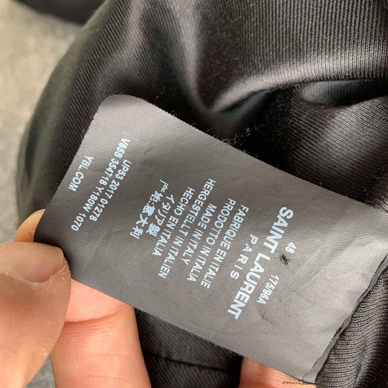 Saint Laurent Paris YSL Striped Casual Button Baseball Jacket - dmc Size US M / EU 48-50 / 2 - 1 Thumbnail