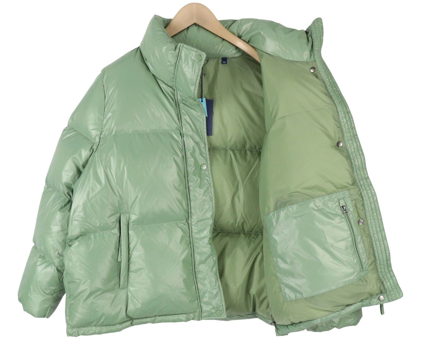 Gant CROPPED DOWN XL Kalamata Green Down Jacket 87275 Size XL / US 12-14 / IT 48-50 - 5 Thumbnail