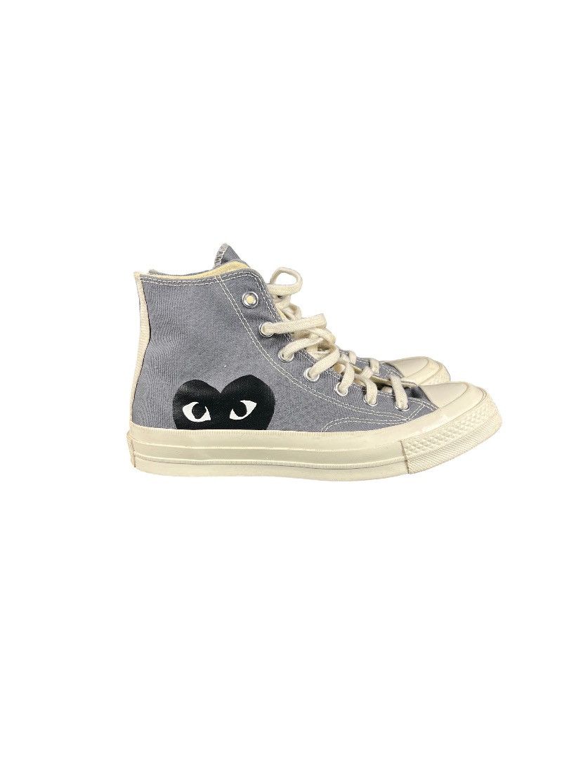 Comme des Garcons CDG PLAY x Converse Chuck Taylor High – Grey – Size 6 Size US 6 / EU 39 - 4 Thumbnail