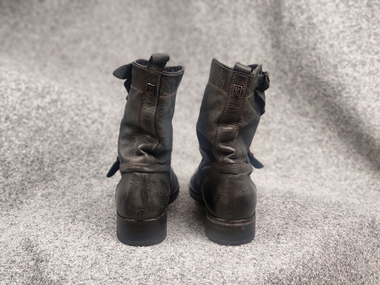 Belstaff Belstaff Endurance motorcycle Ankle Black Leather Logo Boots Size US 10 / IT 40 - 13 Thumbnail