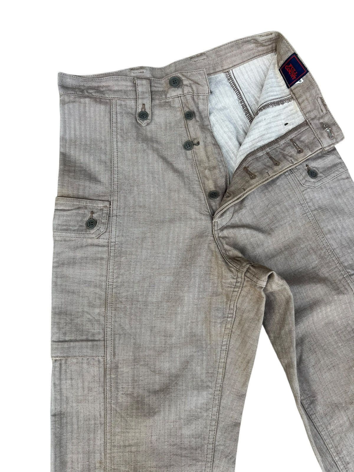 Full Count & Co. Vintage Full Count Japan Dirty Mud Stains HBT Trouser Pant Size US 28 / EU 44 - 8 Thumbnail