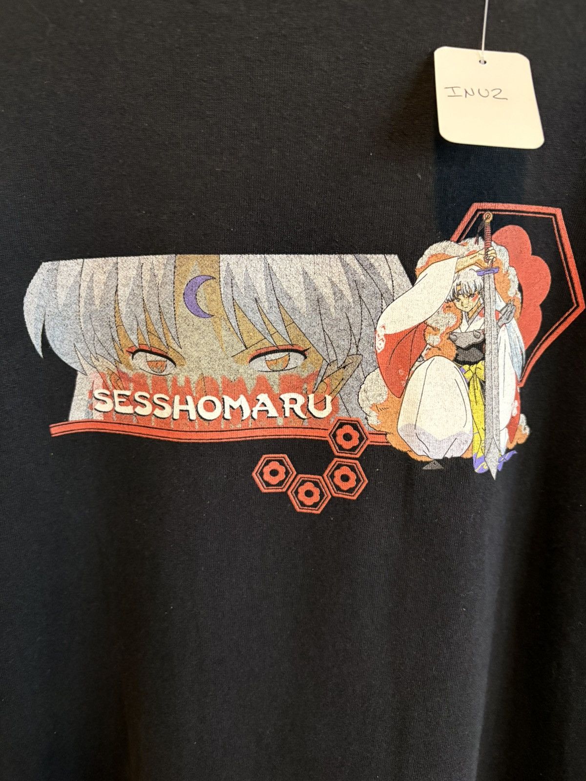 Other Vintage 2005 Inuyasha x Sesshomaru Black T-Shirt Anime XL Size US XL / EU 56 / 4 - 4 Thumbnail