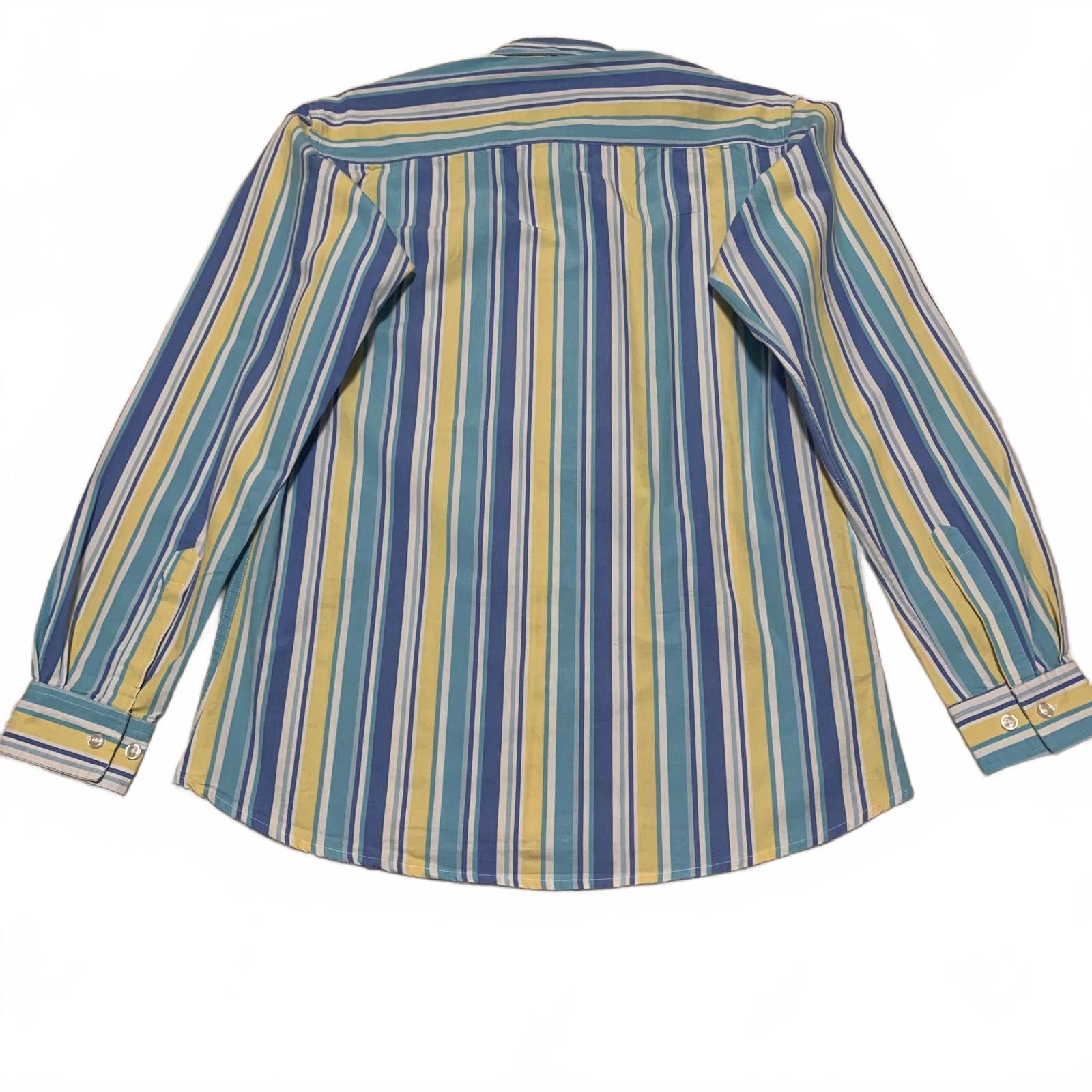 Other DVRG Men's Small Blue Yellow Green Striped Shirt Size US S / EU 44-46 / 1 - 4 Thumbnail