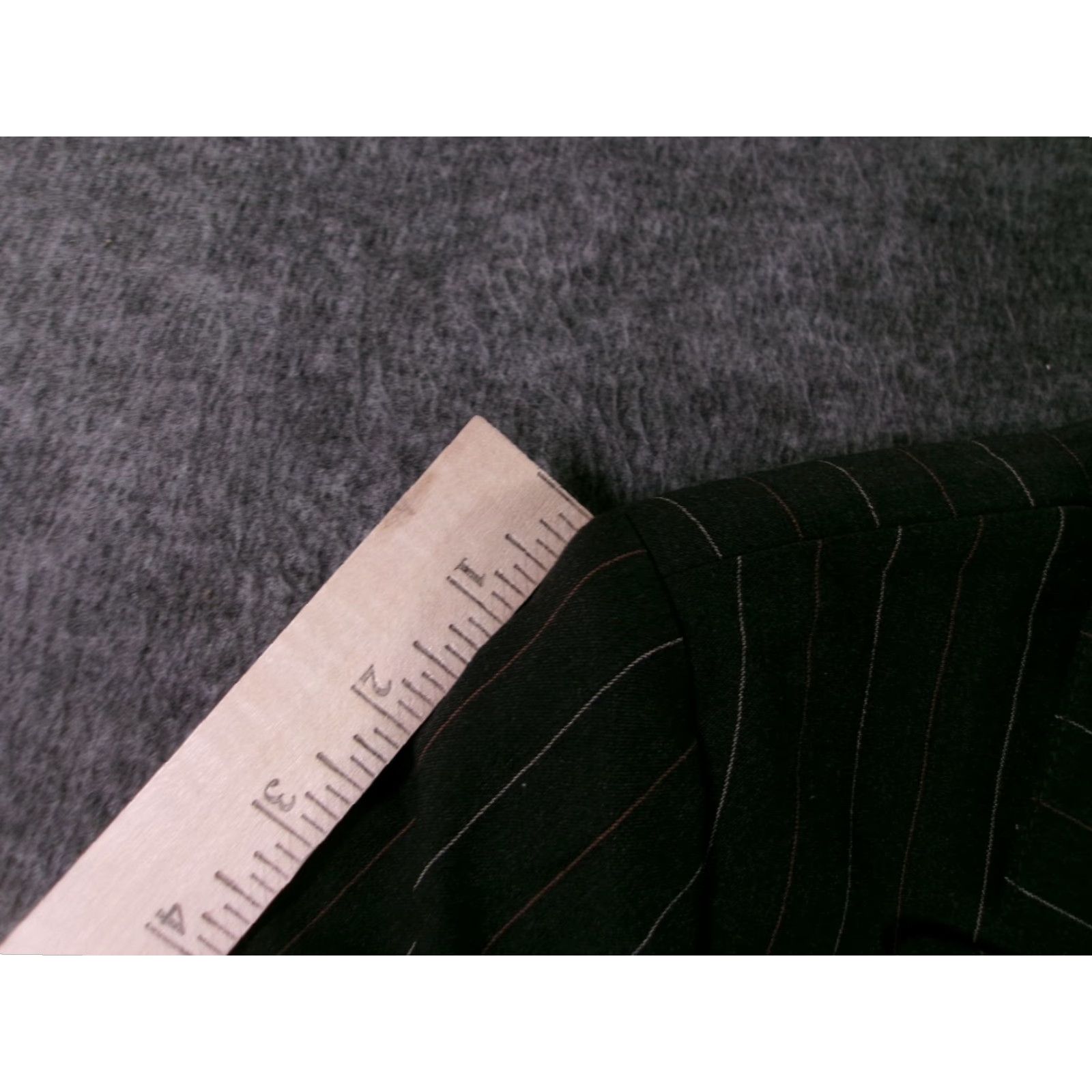 Alfani Alfani Blazer Womens 12P Black Pinstripe Petite Two Button Career Slim Jacket Size XL / US 12-14 / IT 48-50 - 7 Thumbnail