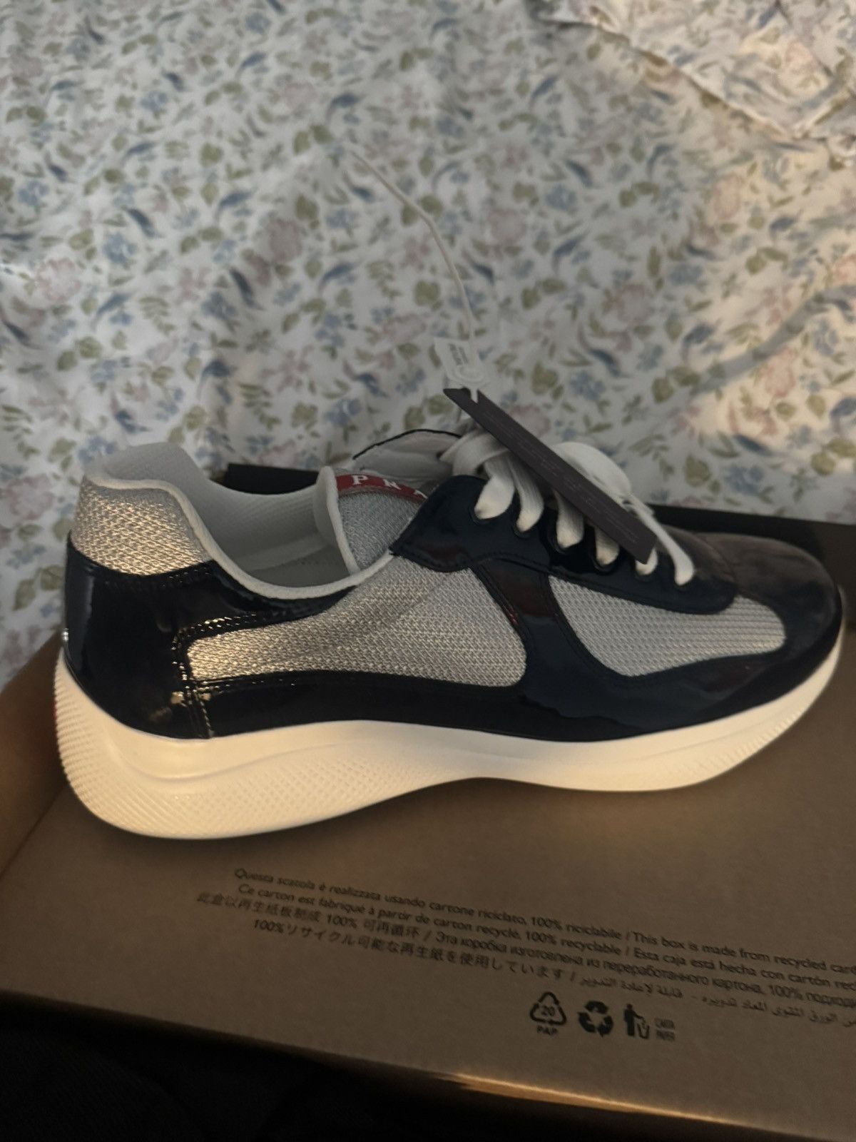 Prada Brand New Blue Prada Cups Size US 10.5 / EU 43-44 - 2 Thumbnail