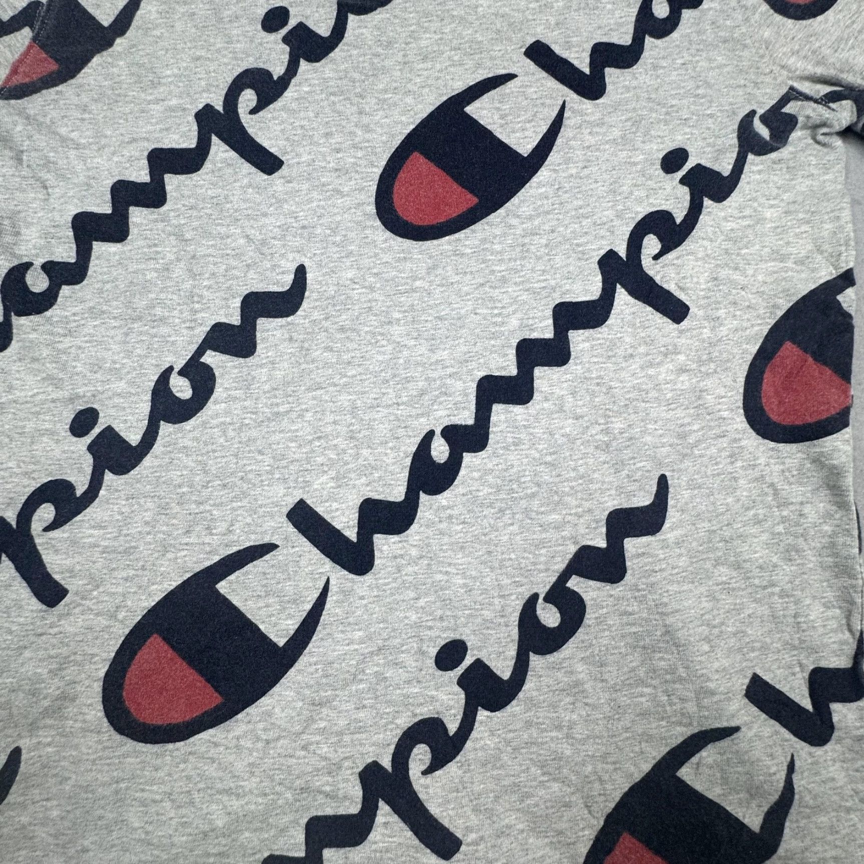 Champion Champion Gray Shirt Mens Medium Graphic Print Crew Neck Athletic Tee Size US M / EU 48-50 / 2 - 2 Thumbnail