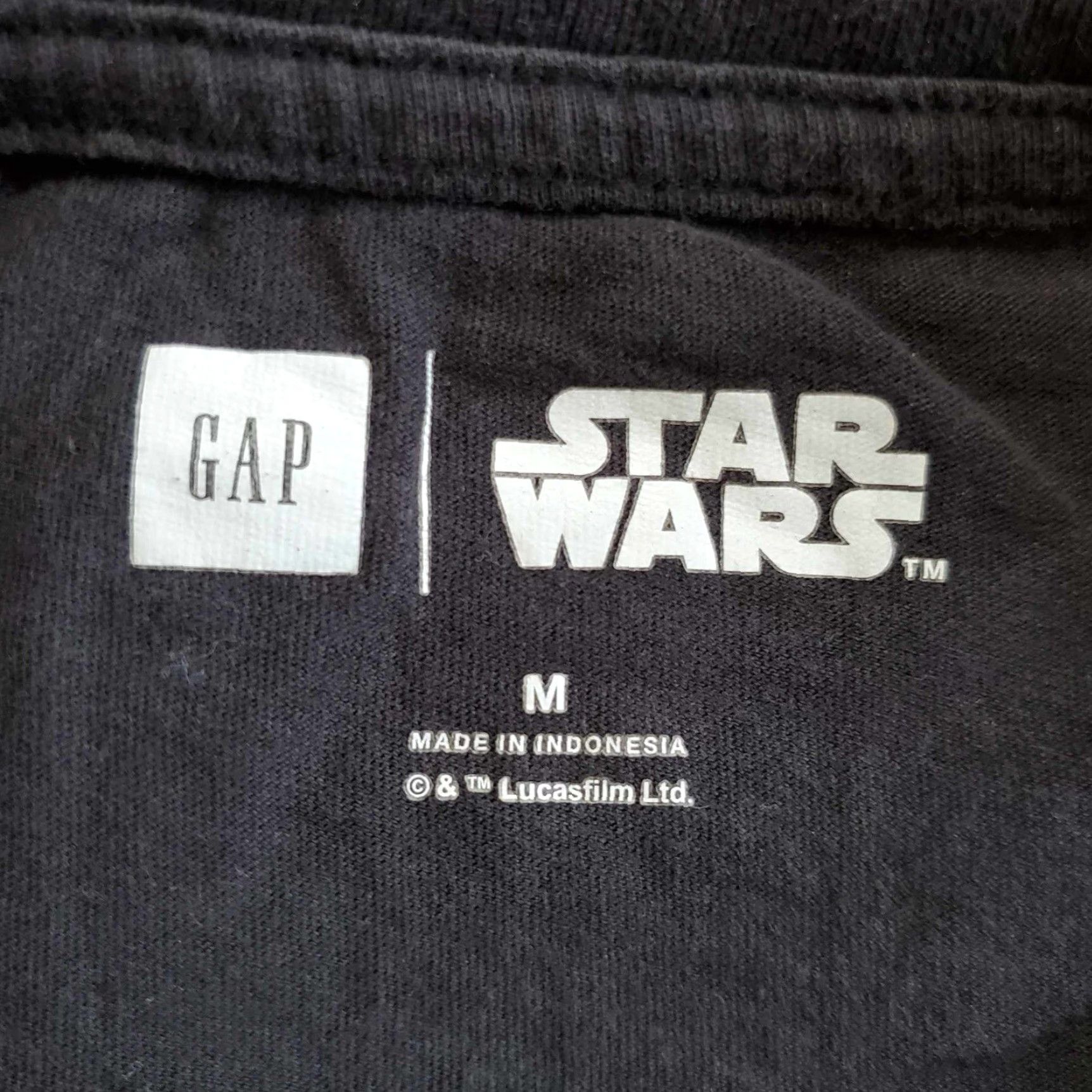Gap GAP Star Wars Galactic Empire Dark Side Force T-Shirt Mens Size M Black Logo Size US M / EU 48-50 / 2 - 2 Thumbnail