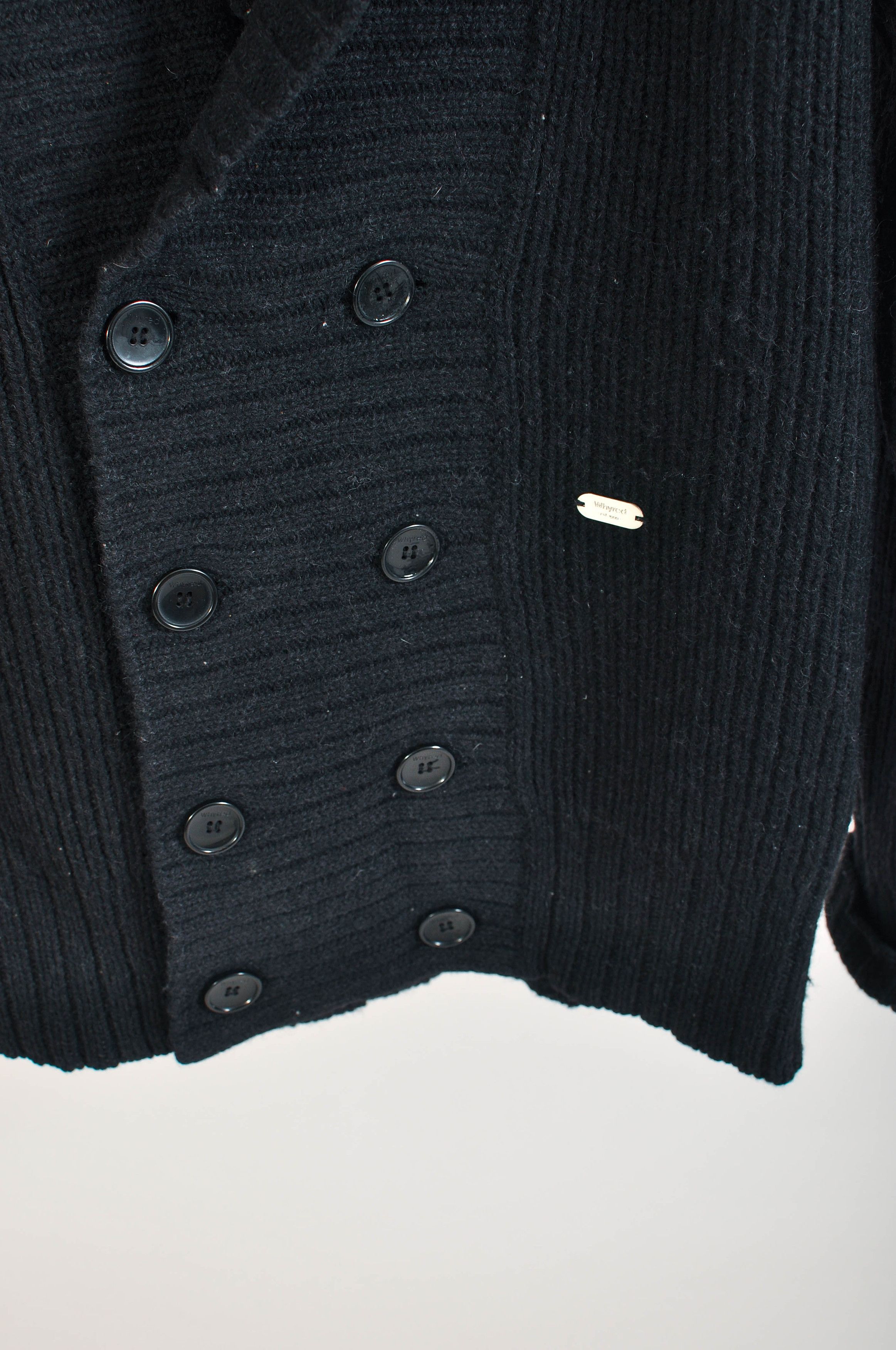 Whyred Black double breasted cardigan Size US M / EU 48-50 / 2 - 3 Thumbnail
