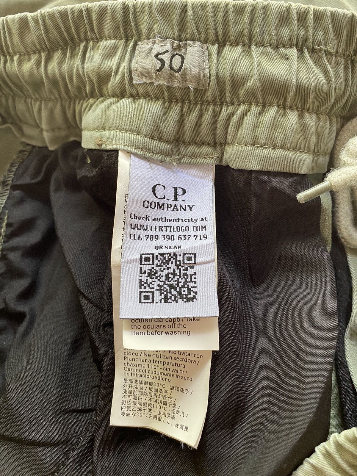 C.P. Company C.P. COMPANY Olive Green Utility Cargo Pants Size US 34 / EU 50 - 8 Thumbnail