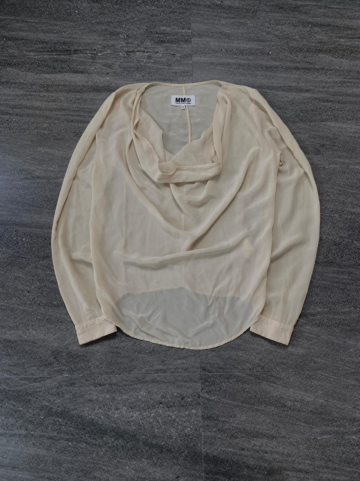 Maison Margiela MM6 See Through Blouse Size XS / US 0-2 / IT 36-38 - 1 Thumbnail
