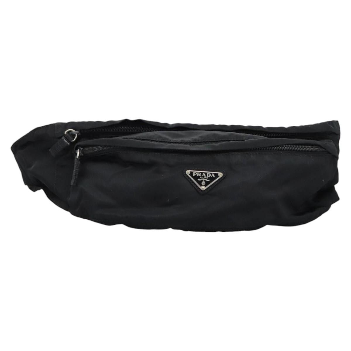 Prada Re-Nylon Black Synthetic Shoulder Bag (Pre-Owned) Size ONE SIZE - 1 Thumbnail