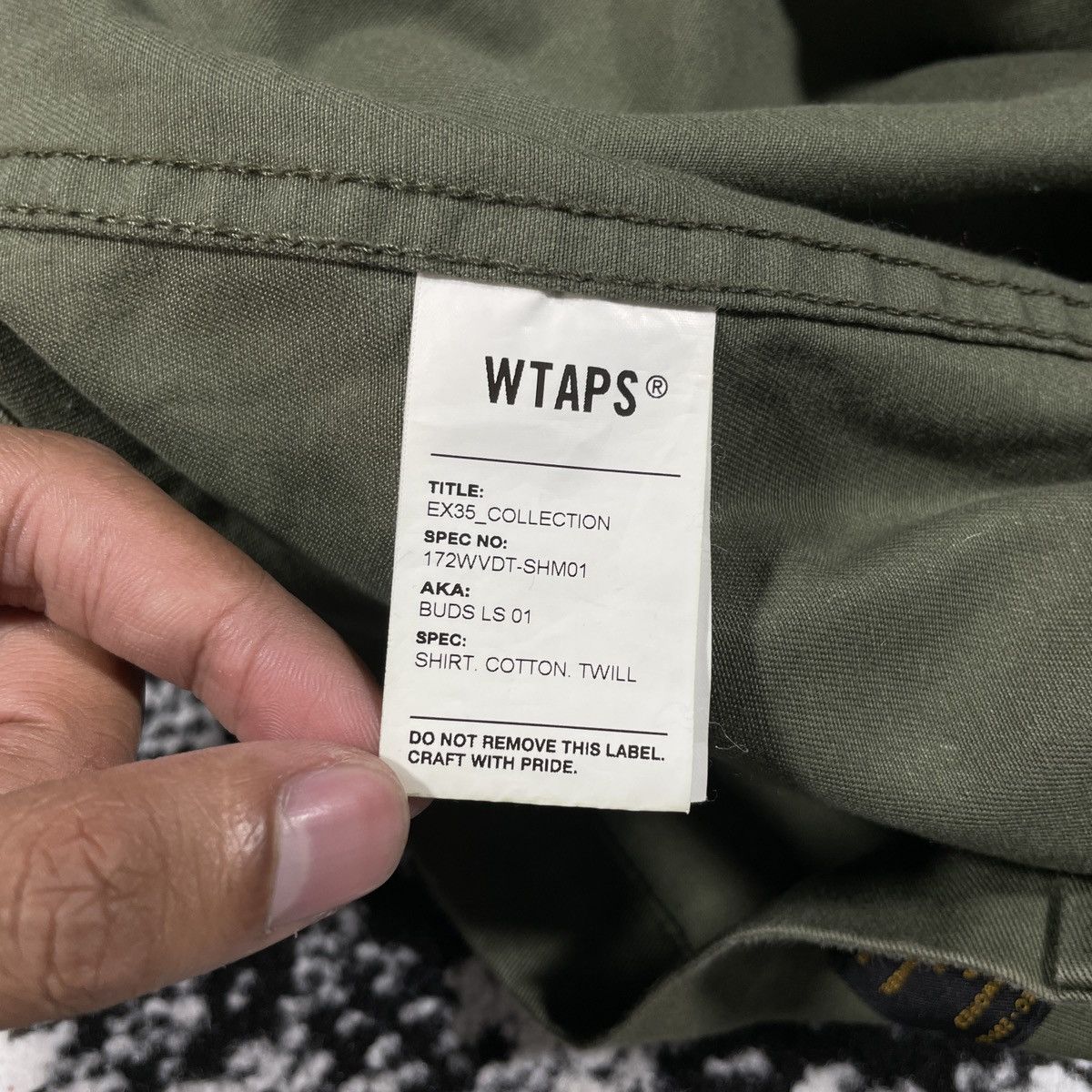 Wtaps WTAPS BUDS LS SHIRT COTTON TWILL 2017 Size US L / EU 52-54 / 3 - 8 Thumbnail