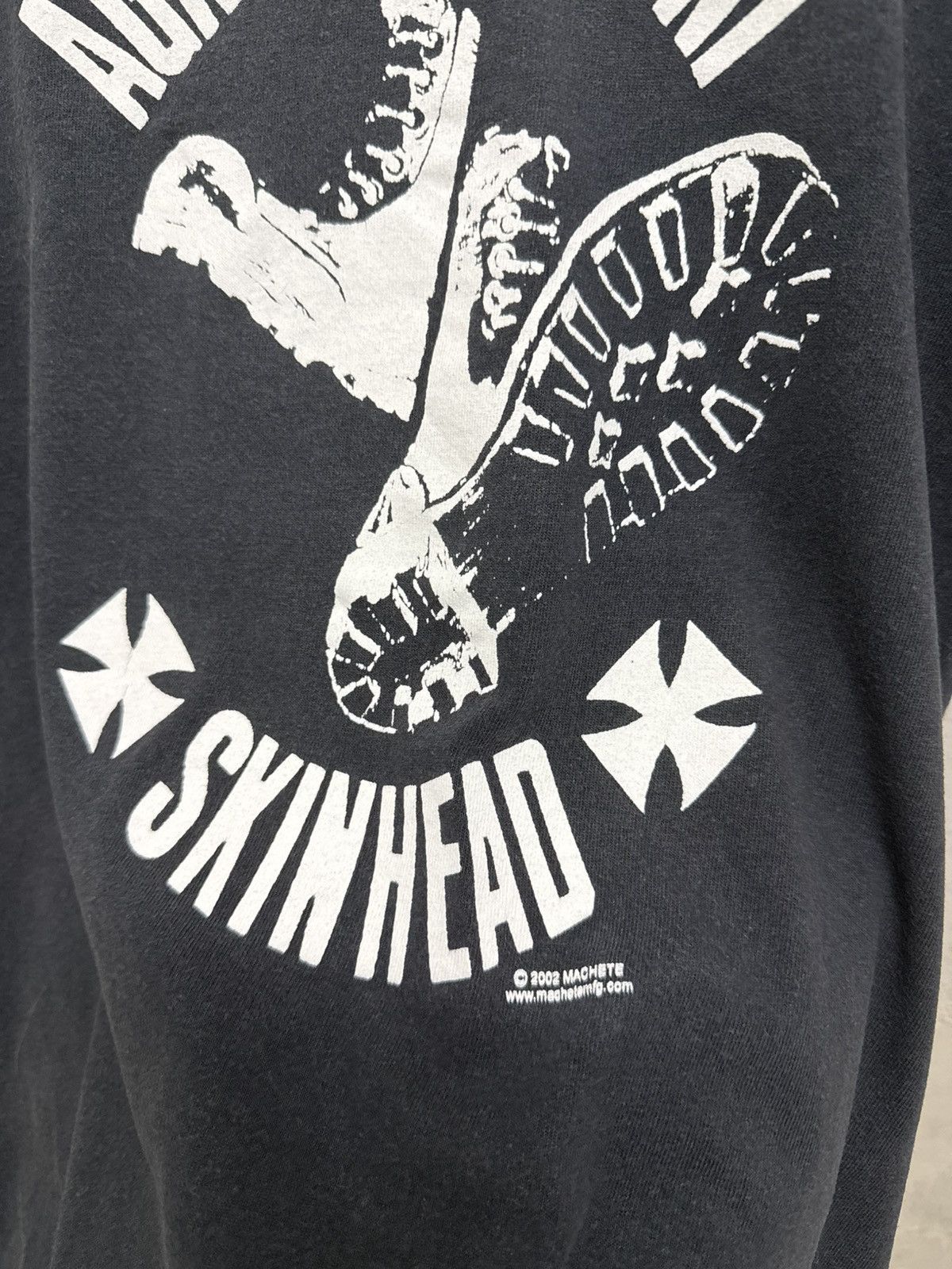 Band Tees 2000s Distressed Agnostic Front Hardcore Skinhead Band Tees Size US S / EU 44-46 / 1 - 3 Thumbnail