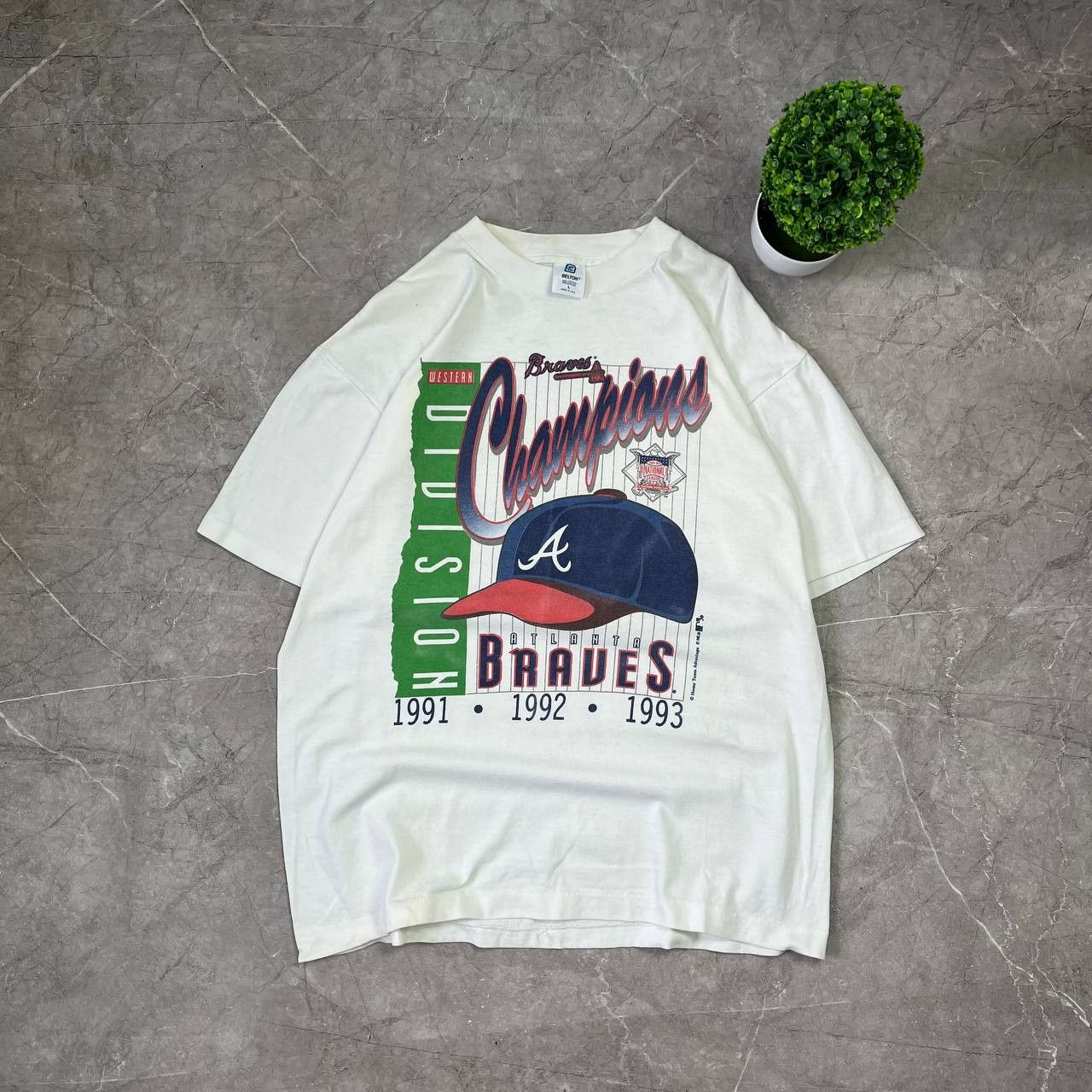 Vintage Vintage 1993 Atlanta Braves Champions National League Mens Size US L / EU 52-54 / 3 - 1 Thumbnail
