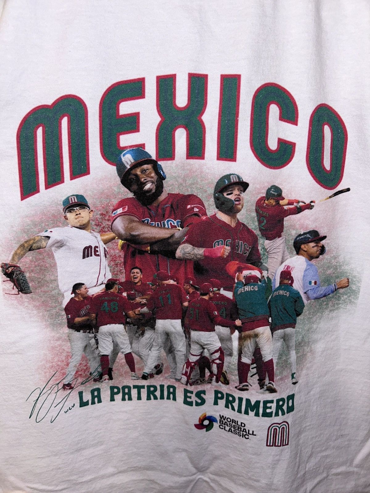 Other Mexico Wold Baseball Classic (WBC) double sided Tshirt retro Size US S / EU 44-46 / 1 - 1 Thumbnail