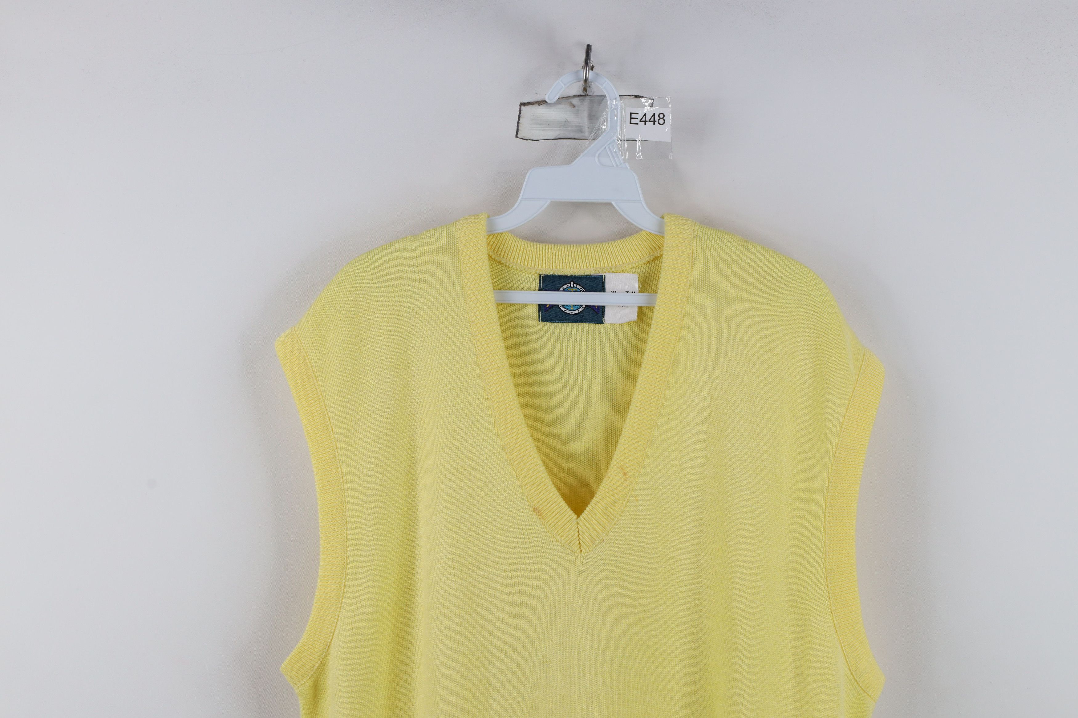 Vintage Vintage 70s Streetwear Blank Soft Knit Sweater Vest USA Size US XL / EU 56 / 4 - 2 Thumbnail