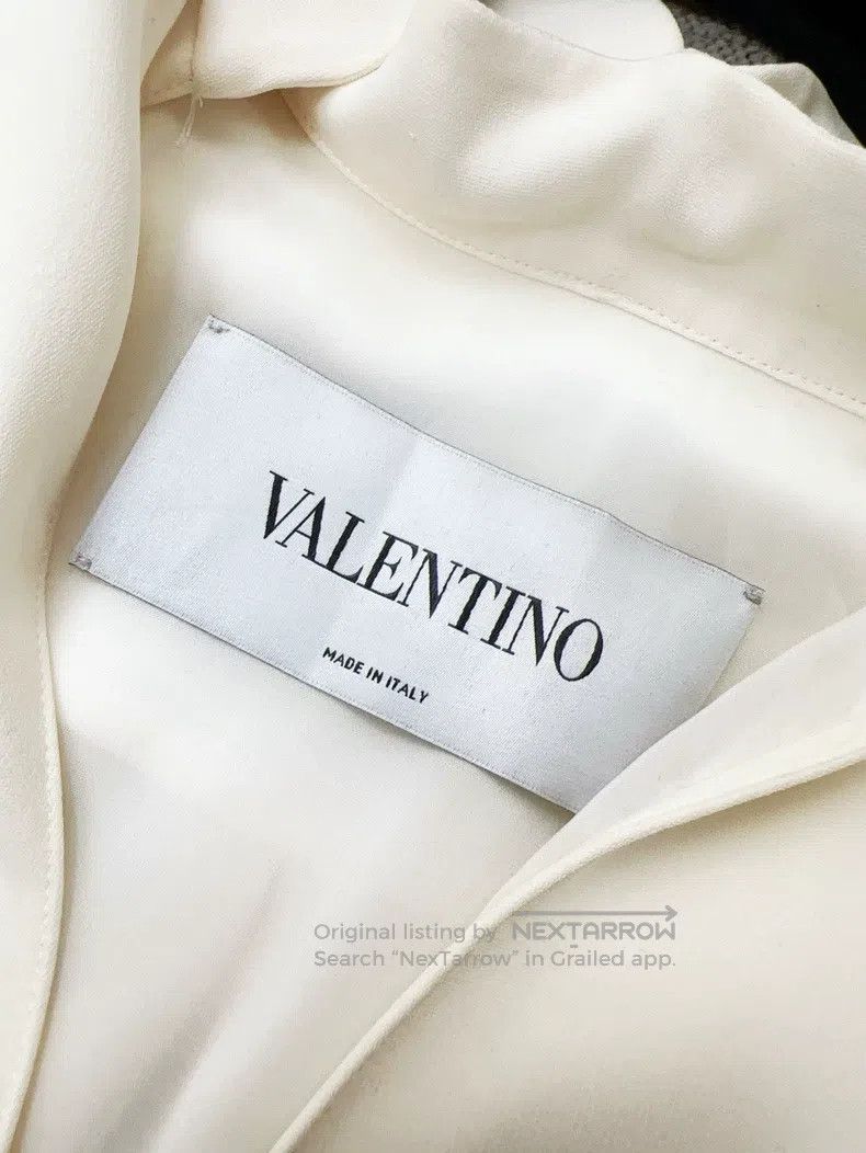 Valentino Valentino Black and white patchwork V-neck dress Size S / US 4 / IT 40 - 5 Thumbnail