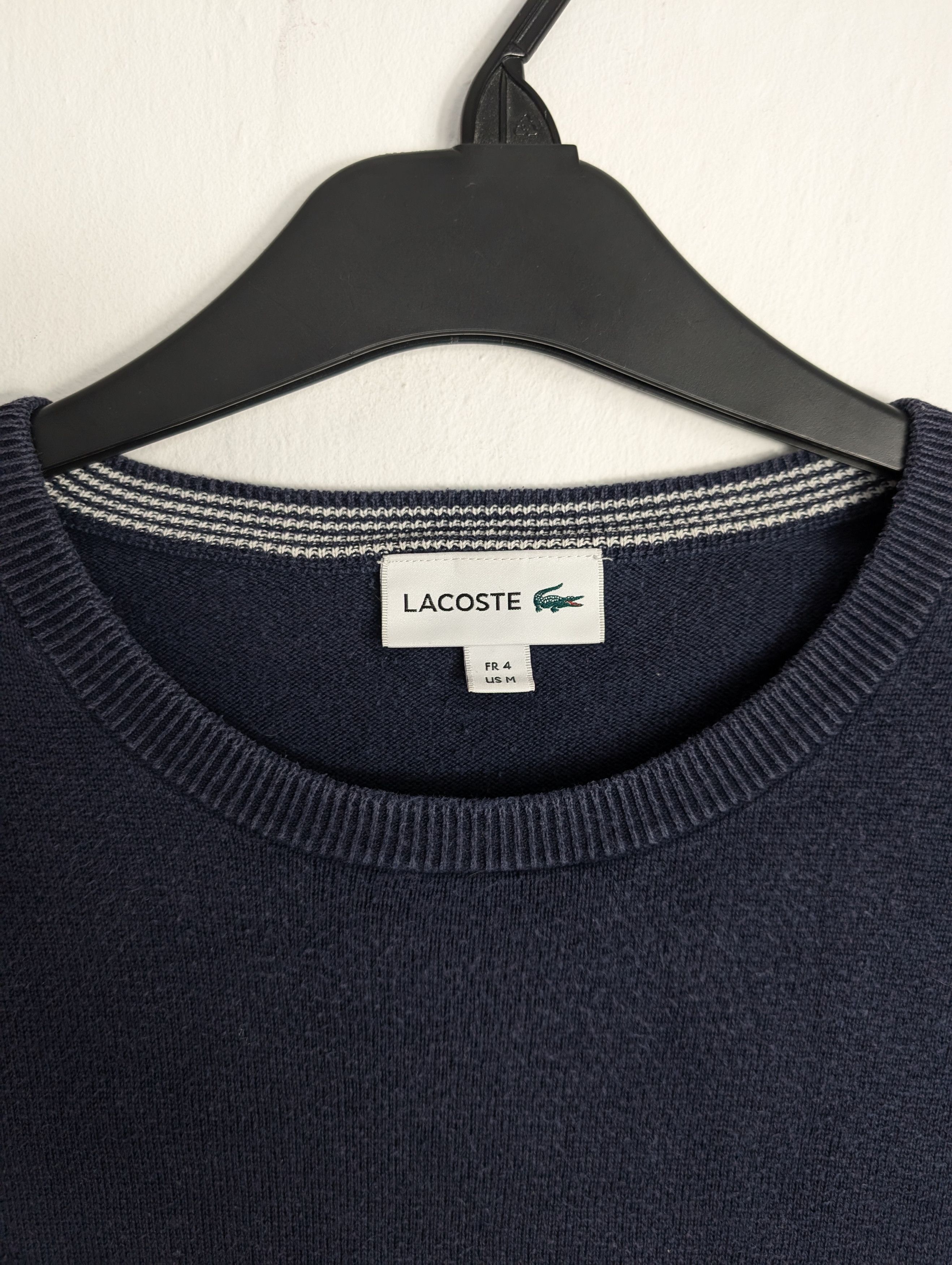 Lacoste Lacoste Crewneck Jumper Cotton Knit Pullover Crocodile Size US M / EU 48-50 / 2 - 4 Thumbnail
