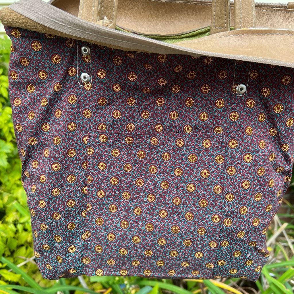 Other Wildside Canvas & Leather Shoulder Bag Dual Top Handle Natur Size ONE SIZE - 6 Thumbnail