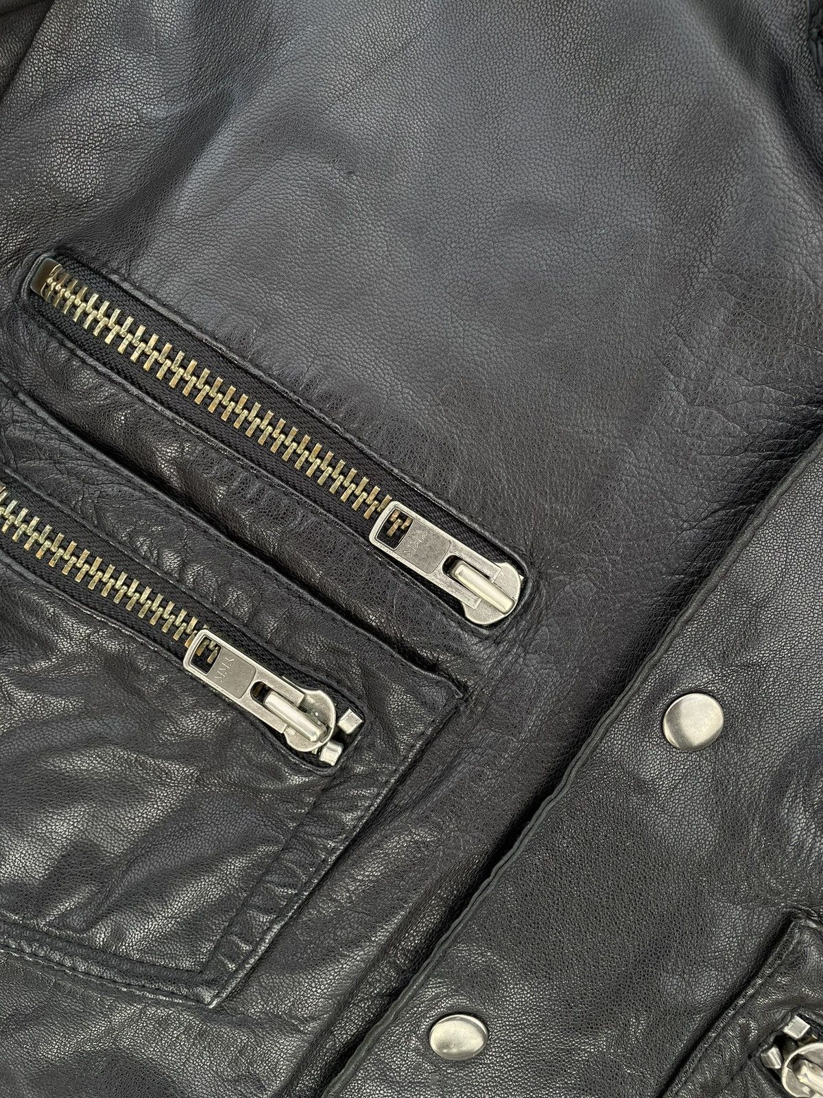 Allsaints All Saints Ramones Leather RARE Avant Garde Y2K Jacket Size US L / EU 52-54 / 3 - 13 Thumbnail